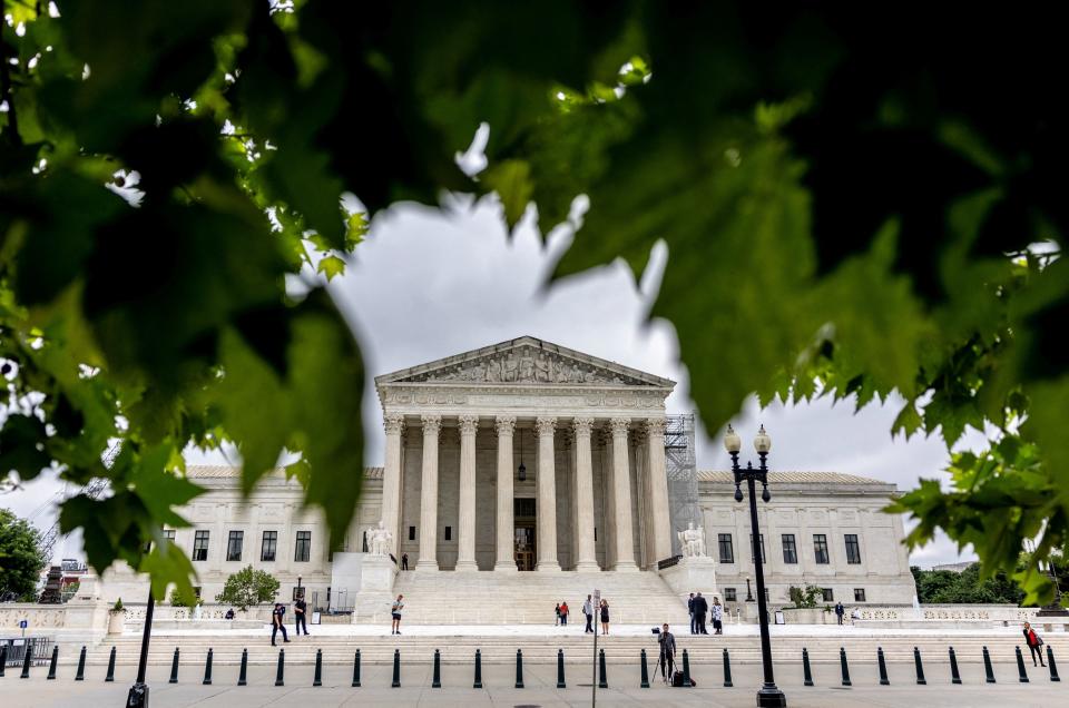 The U.S. Supreme Court building is seen in Washington on May 20, 2024.