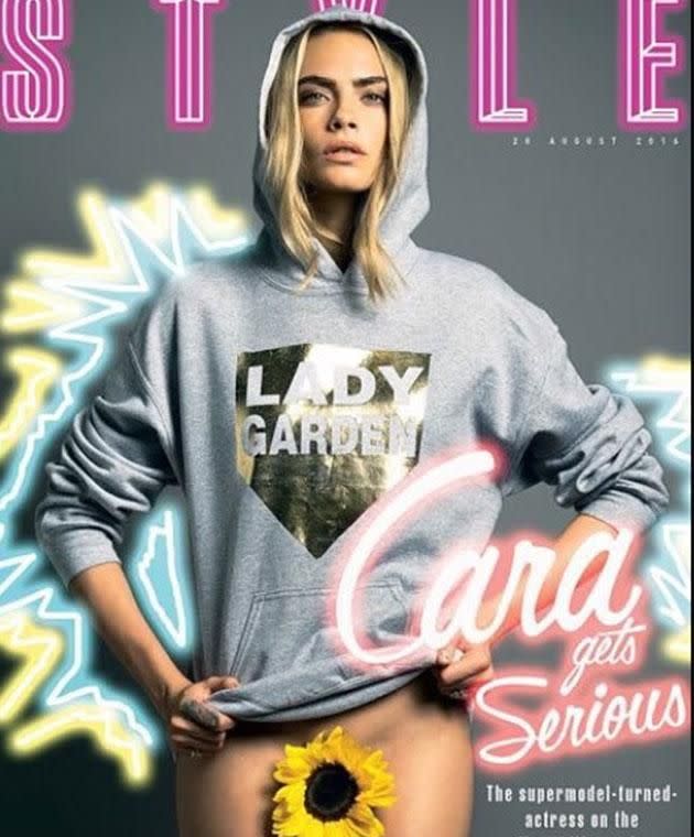 Cara's been named the face of the #LadyGardenCampaign in the UK. Photo: Instagram/caradelevingne