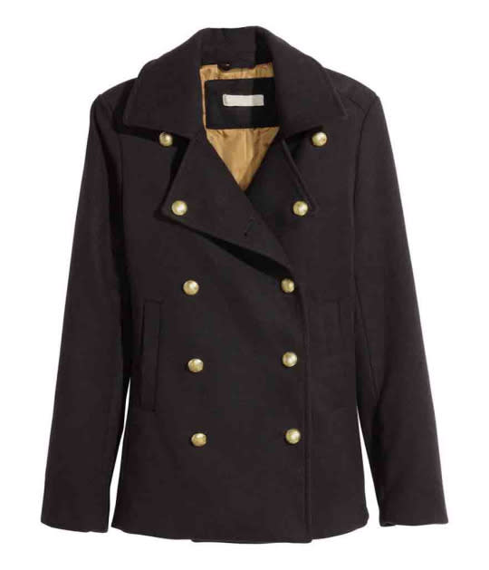 H&M Peacoat