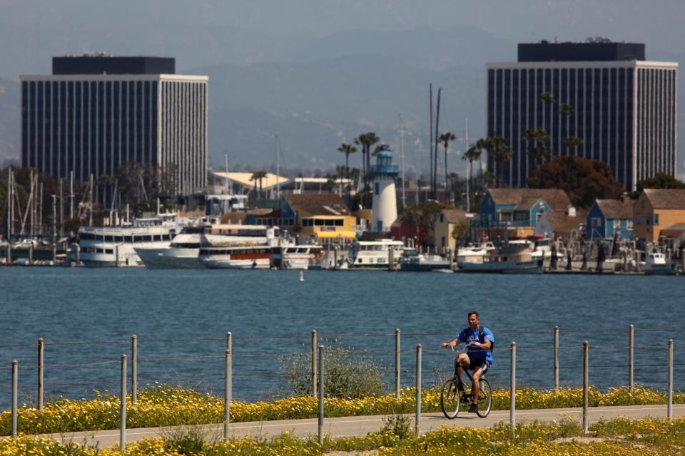 Marina del Rey can be confusing for walkers.