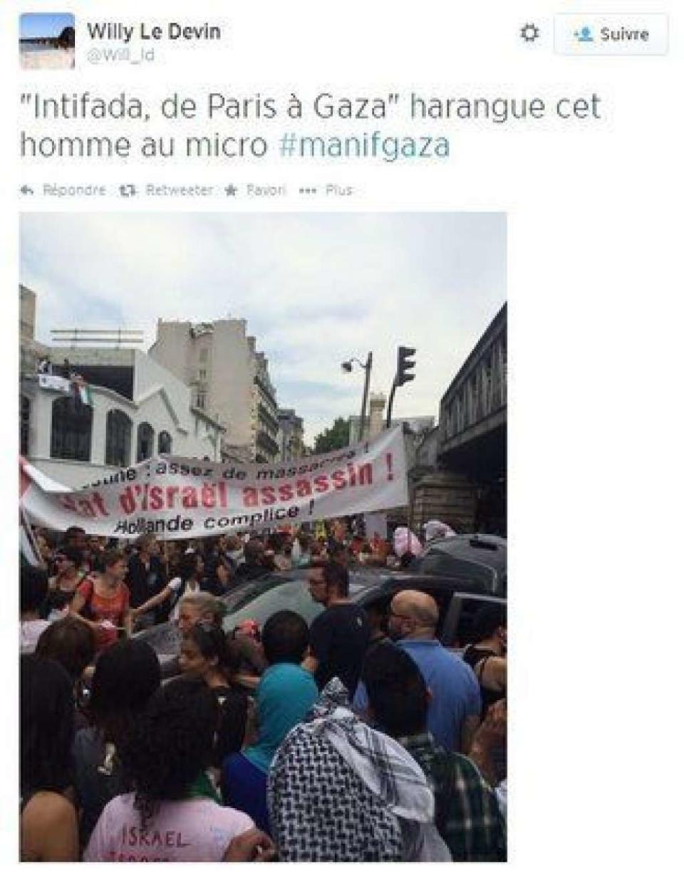 Manifestation pro-Gaza à Paris -