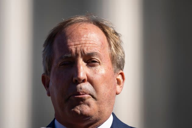 Texas Attorney General Ken Paxton intentionally misgendered HHS Assistant Secretary Rachel Levine after Levine was honored as one of USA Today's Women of the Year. (Photo: Drew Angerer via Getty Images)