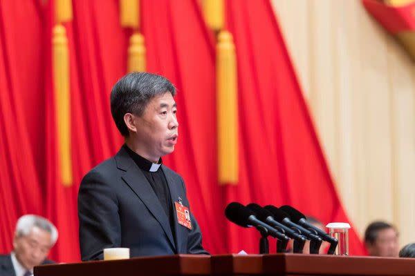 中國任命沈斌為上海主教，同時也是共產黨全國政協委員。（圖／翻攝中國天主教網站）