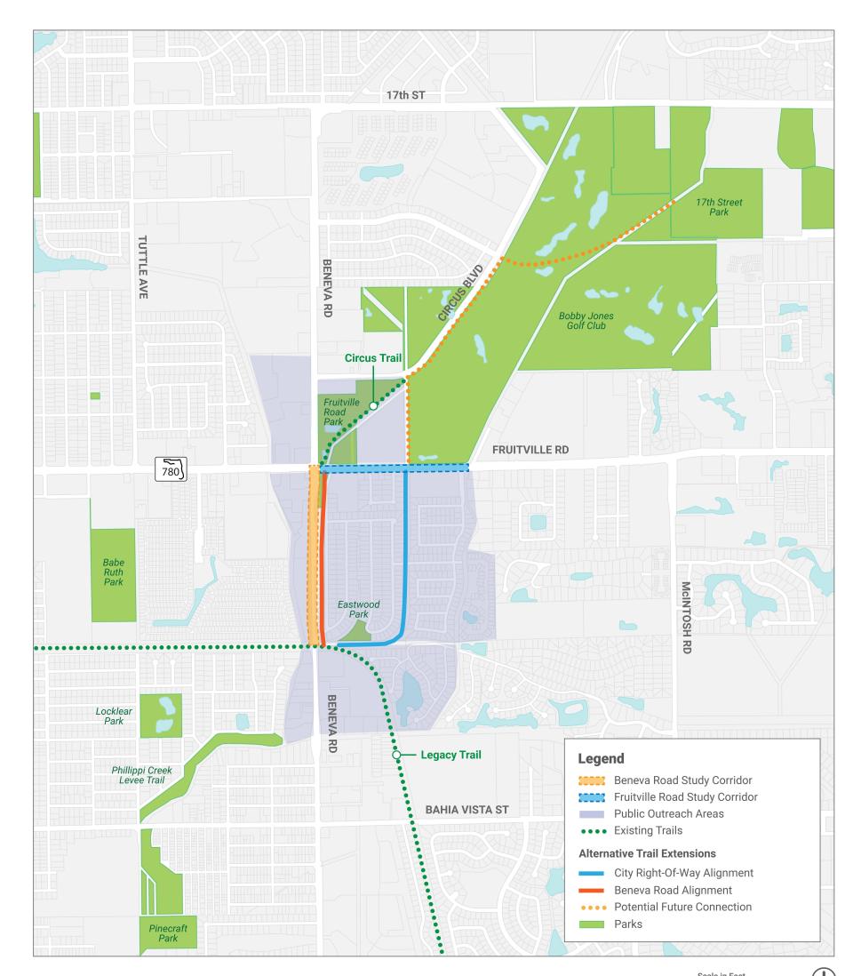 The city of Sarasota is hosting stakeholder community meetings, 5:30 p.m., Dec, 12-14 at the Veterans of Foreign Wars Sunshine Post 3233, 124 S Tuttle Ave., Sarasota, to discuss alternatives to connect the Legacy Trail to Bobby Jones Golf Club and Nature Park.