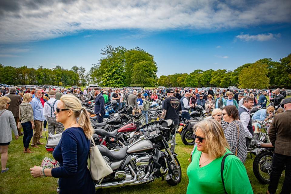 Eastern Daily Press: The Norwich Distinguished Gentleman Ride 2024 will end at Stody Lodge Gardens Picture: Supplied by the Iceni Chapter Norfolk Harley Owners Group