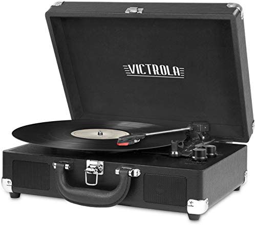 Victrola Vintage 3-Speed Bluetooth Record Player (Amazon / Amazon)