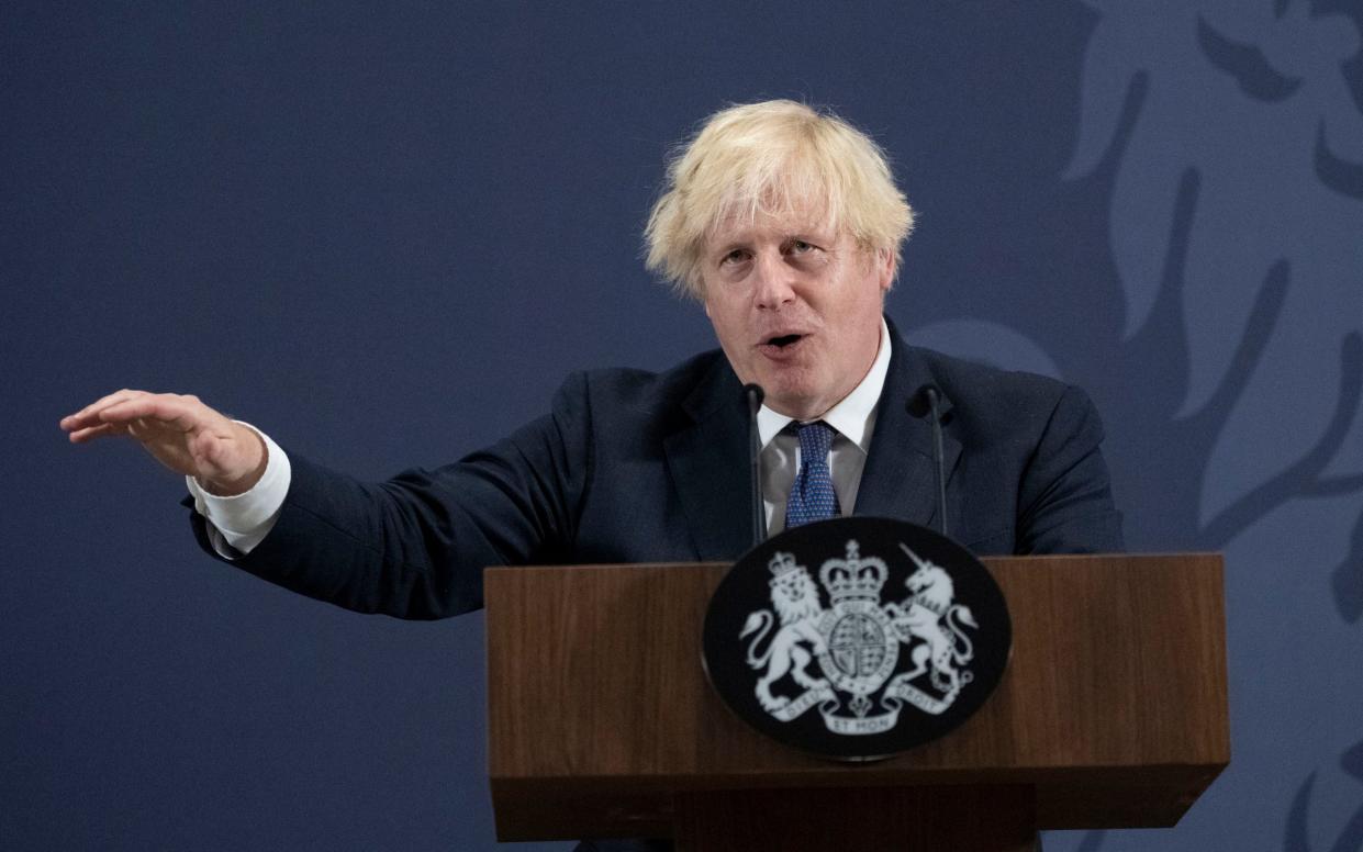 Boris Johnson - David Rose/Daily Telegraph/PA
