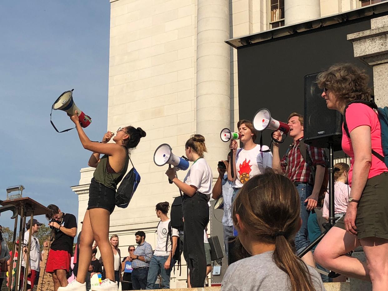 Stephanie Salgado Altamirano, 22, organized, co-led and spoke at Madison's youth-led climate protest in 2019. She and her high school peers were inspired by Greta Thunberg's Friday climate strikes and participated in the international movement Sept. 20, 2019.