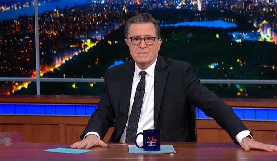 Stephen Colbert, The Late Show, tribute to Amy Cole