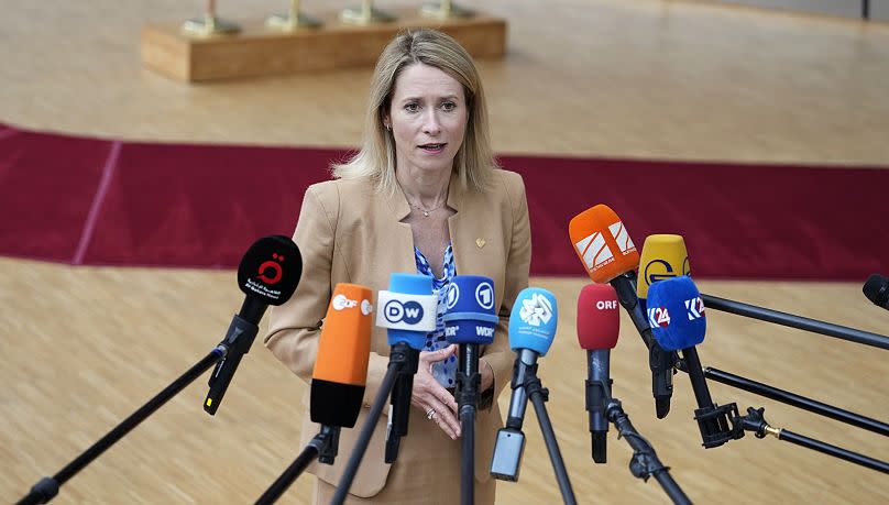 Kaja Kallas a poussé l'UE à adopter des sanctions plus sévères à l'encontre de la Russie.