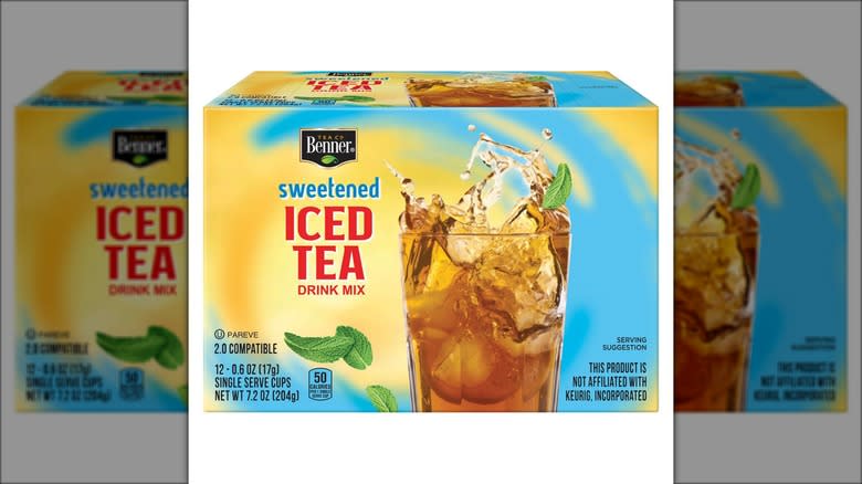 ice tea drink mix cups