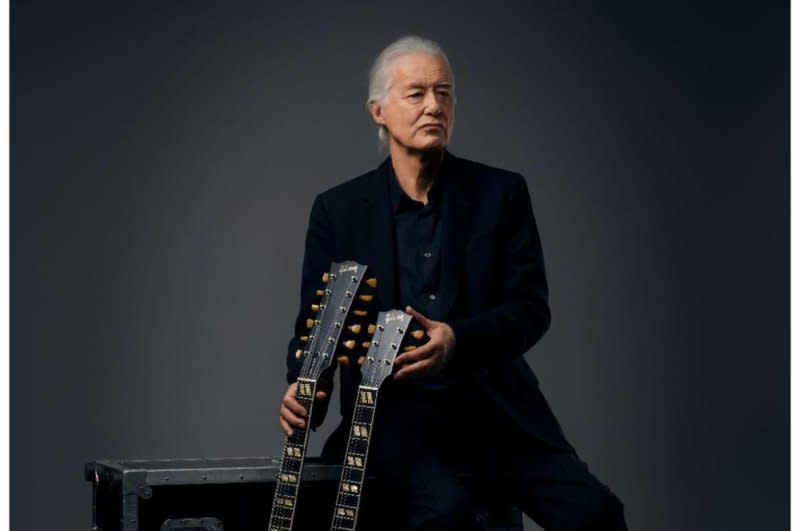 Led Zeppelin guitarist Jimmy Page made the Gibson EDS-1275 famous on 'Stairway to Heaven.' Replicas now are on sale for $50,000 each. Photo courtesy of Gibson