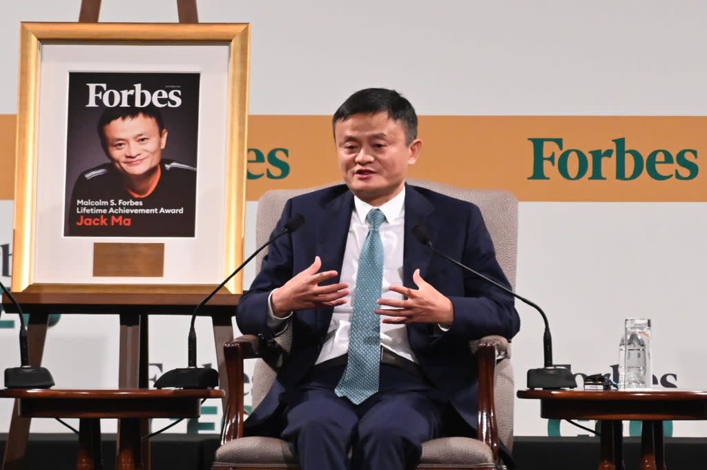 Jack Ma has been largely keeping a low profile and has made very few appearances in mainland China since Beijing came down heavily on his empire after he criticised China’s regulatory policies (Getty Images)