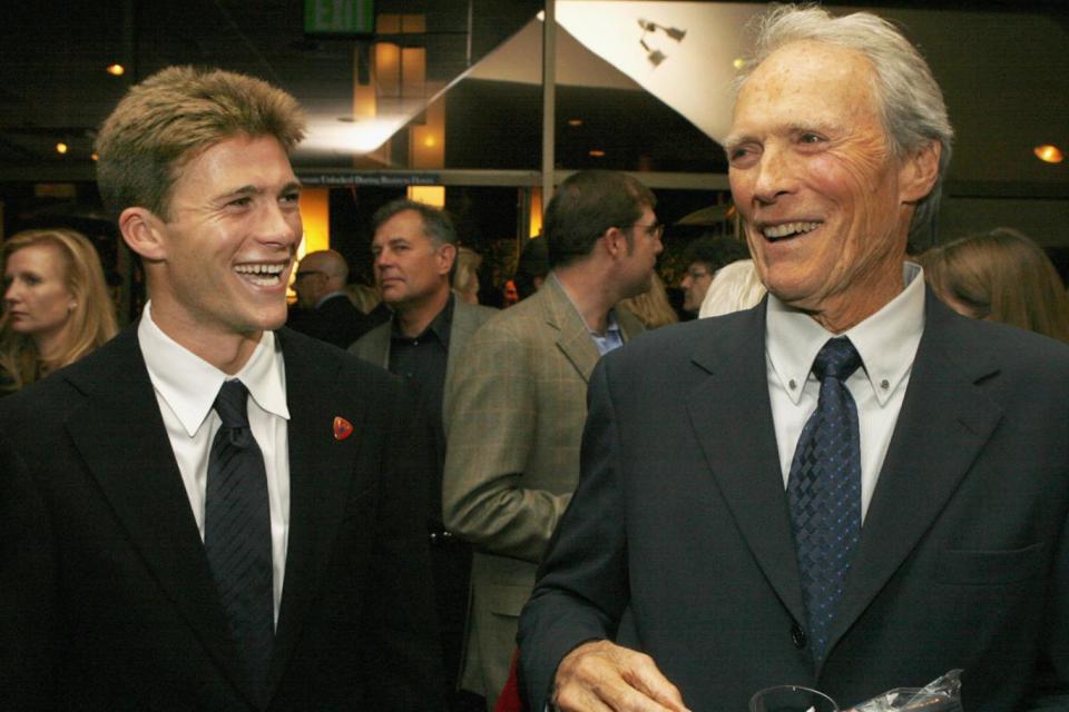 Iconic: Scott and Clint Eastwood (Kevin Winter/Getty)