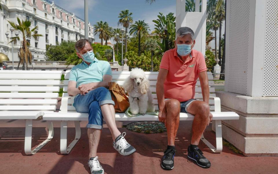 It's unlikely Britons will be holidaying in Nice this year, even if the French government ease travel restrictions -  VALERY HACHE / AFP