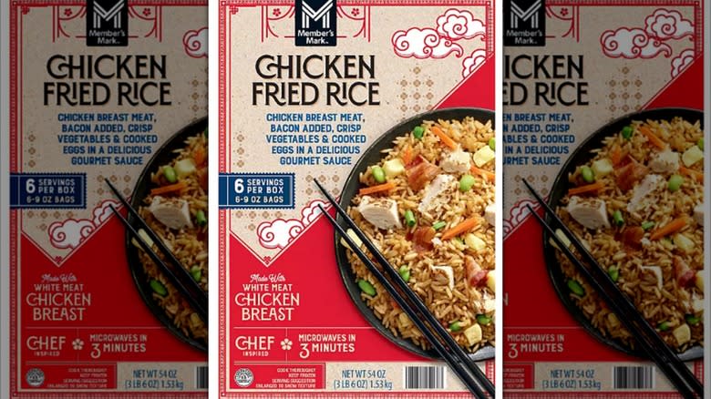 Sam's Club fried rice packages