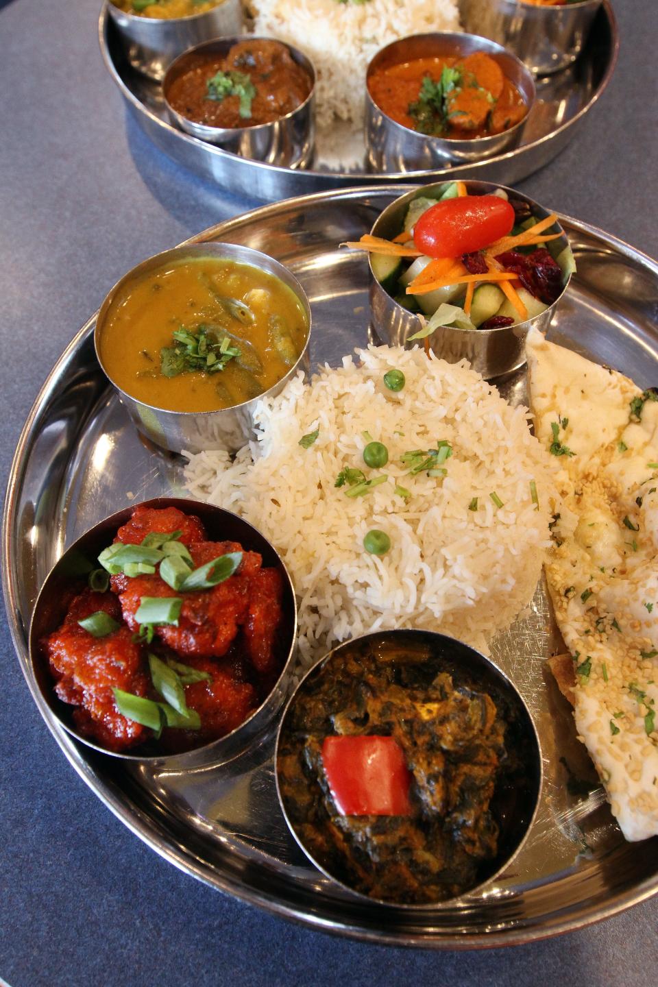 Rasoi in Pawtucket is featuring Thali, a mini buffet for one allowing guests to enjoy the flavors of the restaurant's most popular dishes.