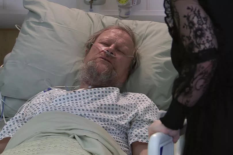 Roy gets a mystery visitor while in hospital -Credit:ITV