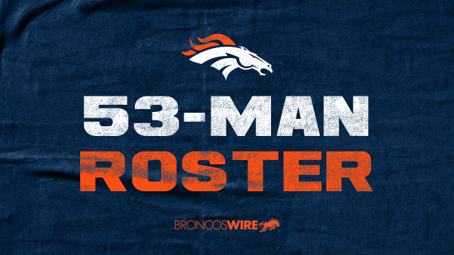 Broncos' updated 53-man roster and depth chart for Bears game