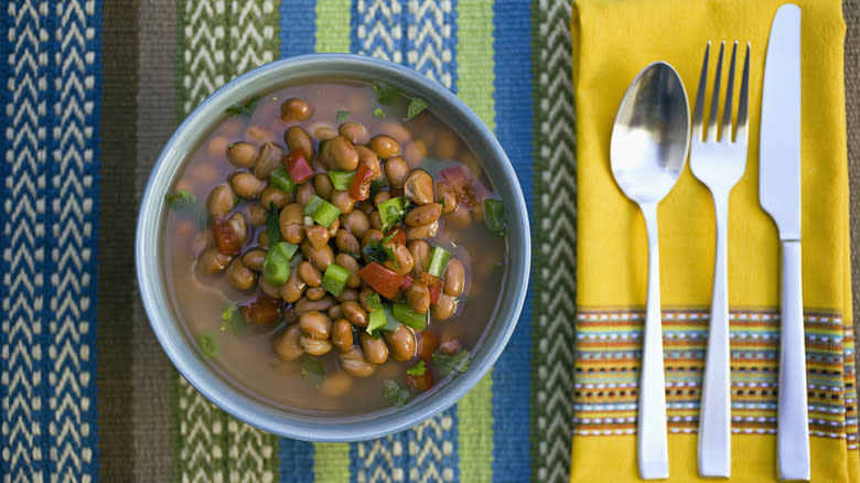bowl of bean soup