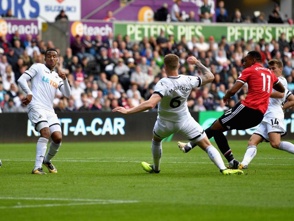 Martial has come off the bench to score twice already this season (Getty)