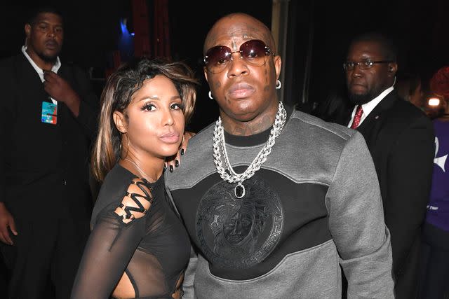 <p>Paras Griffin/BET/Getty Images for BET</p> Toni Braxton and Birdman