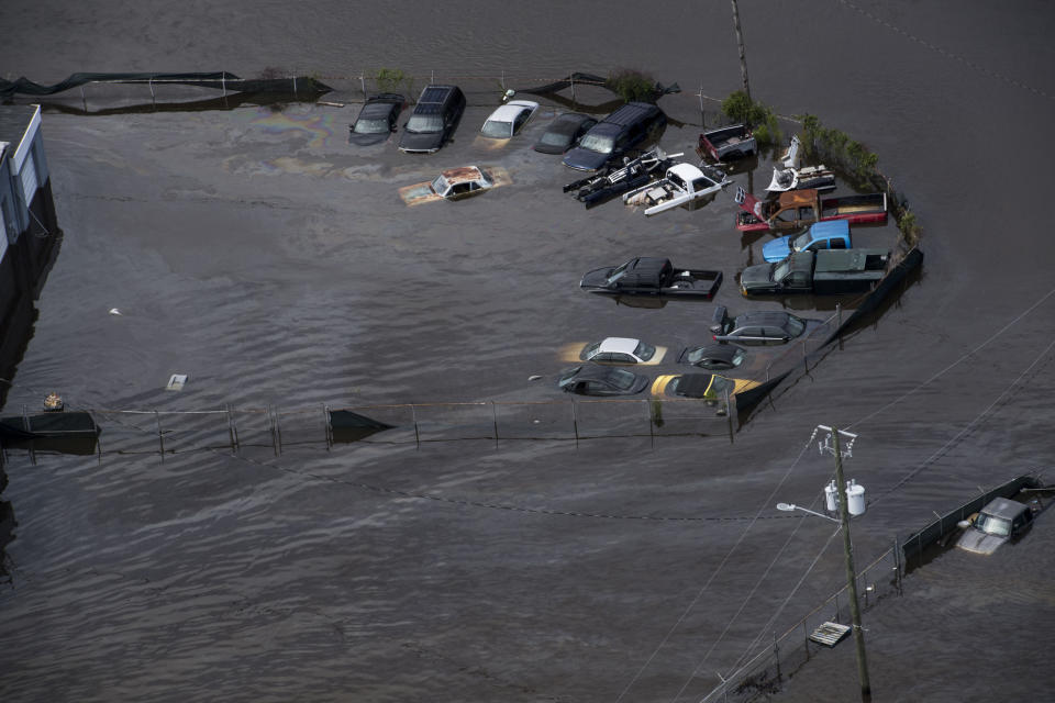 Flooding in Lumberton.