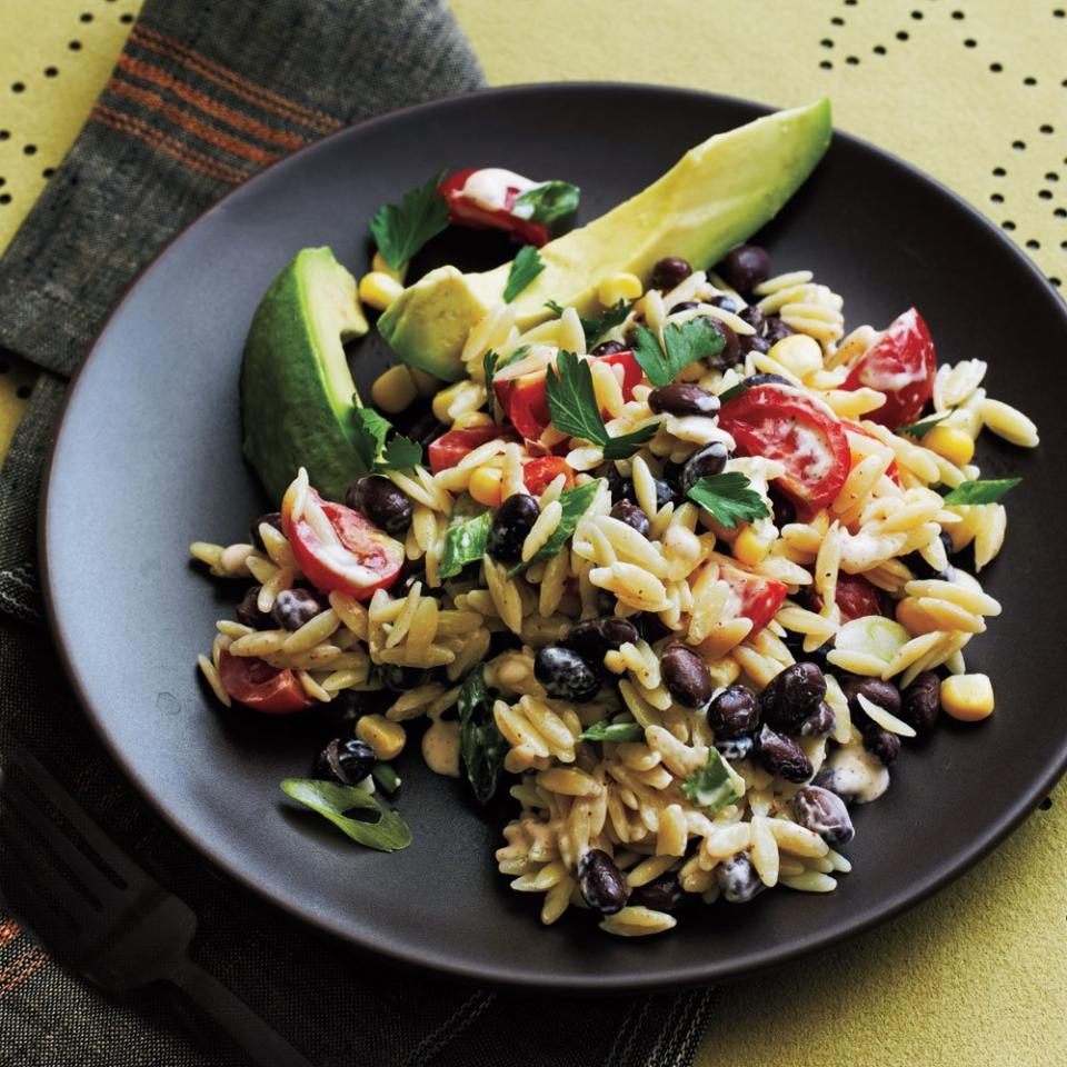 Orzo Salad with Spicy Buttermilk Dressing