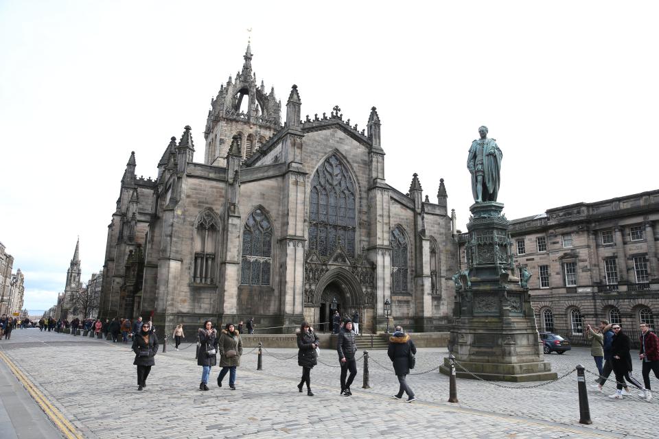 The Queen will lie in state in Edinburgh at St Giles Cathedral in Edinburgh for 24 hours from Monday (PA Archive)