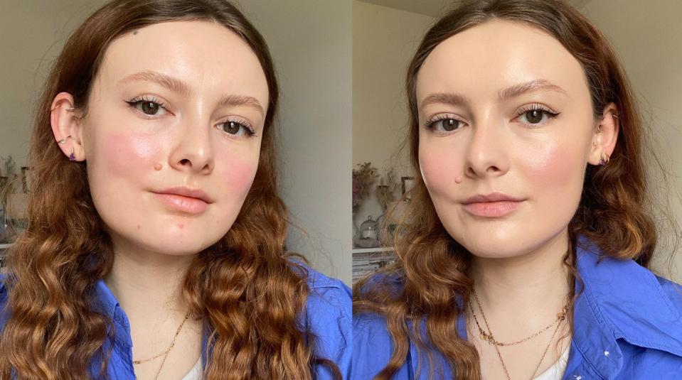 glossier stretch fluid foundation review