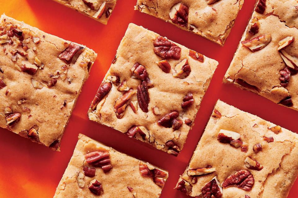 Brown Butter-Maple-Pecan Blondies