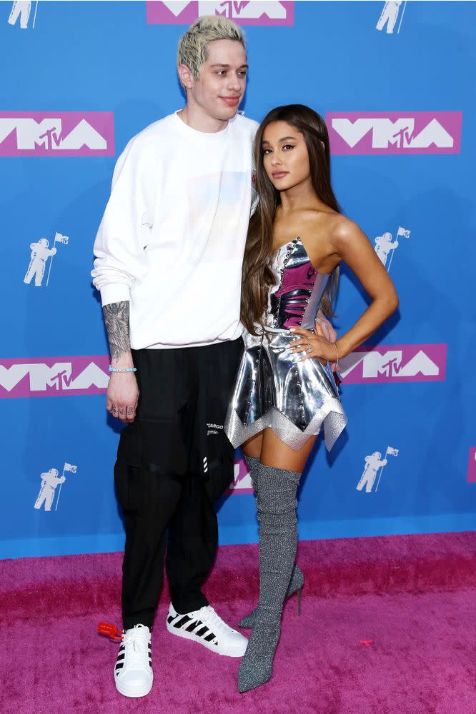 Ariana Grande and Pete Davidson