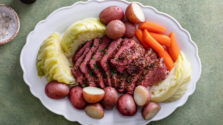 Corned beef and cabbage