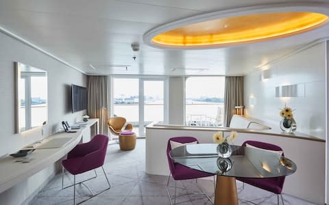 Hanseatic Inspiration Grand Suite - Credit: Hapag-Lloyd Cruises