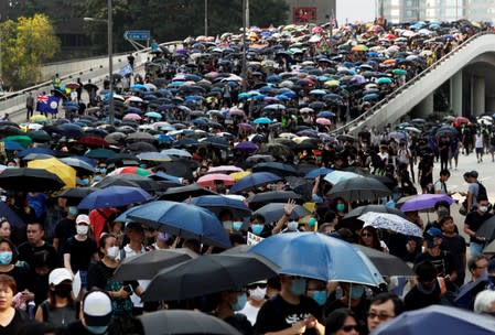 Anti-government demonstration in Hong Kong