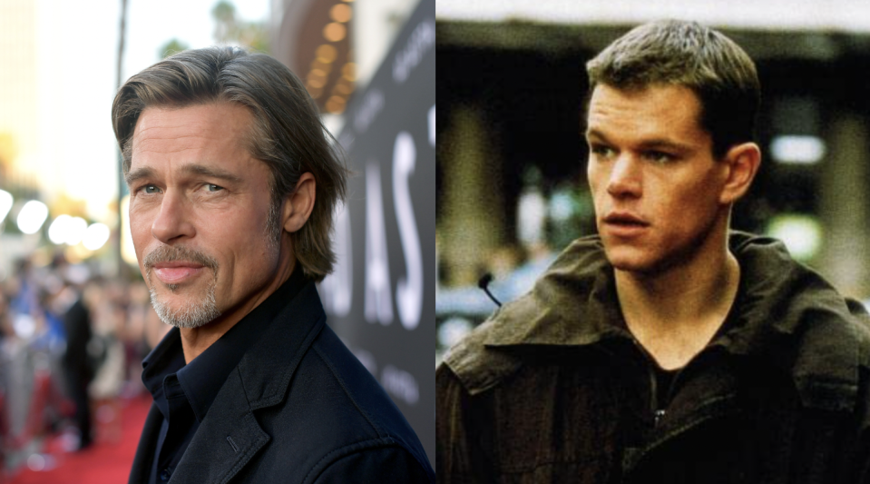 1) Brad Pitt as Jason Bourne in 'The Bourne Identity'