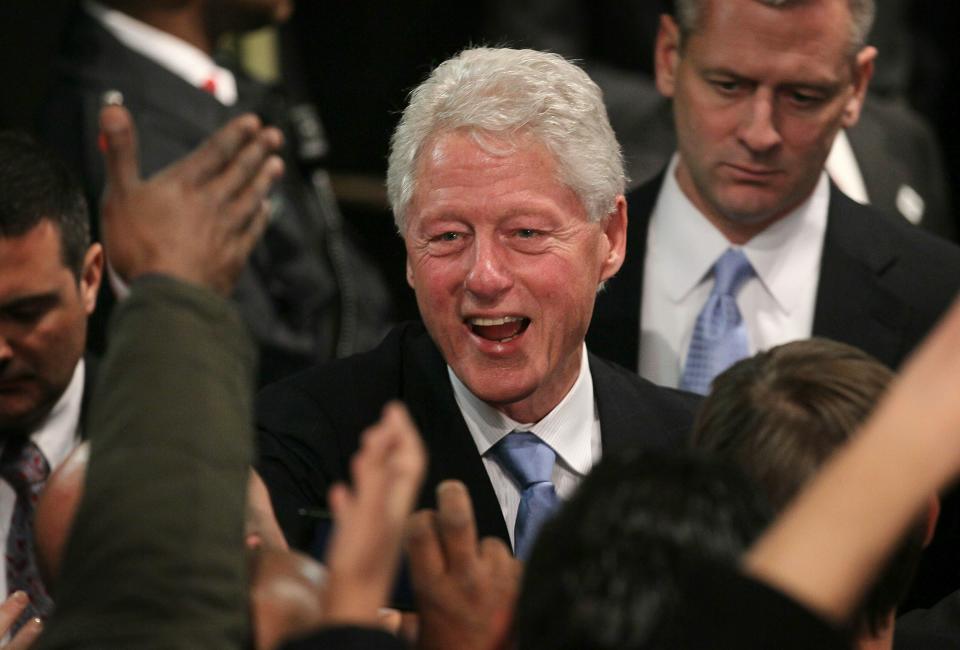 Bill Clinton Campaigns For Rahm Emmanuel In Chicago