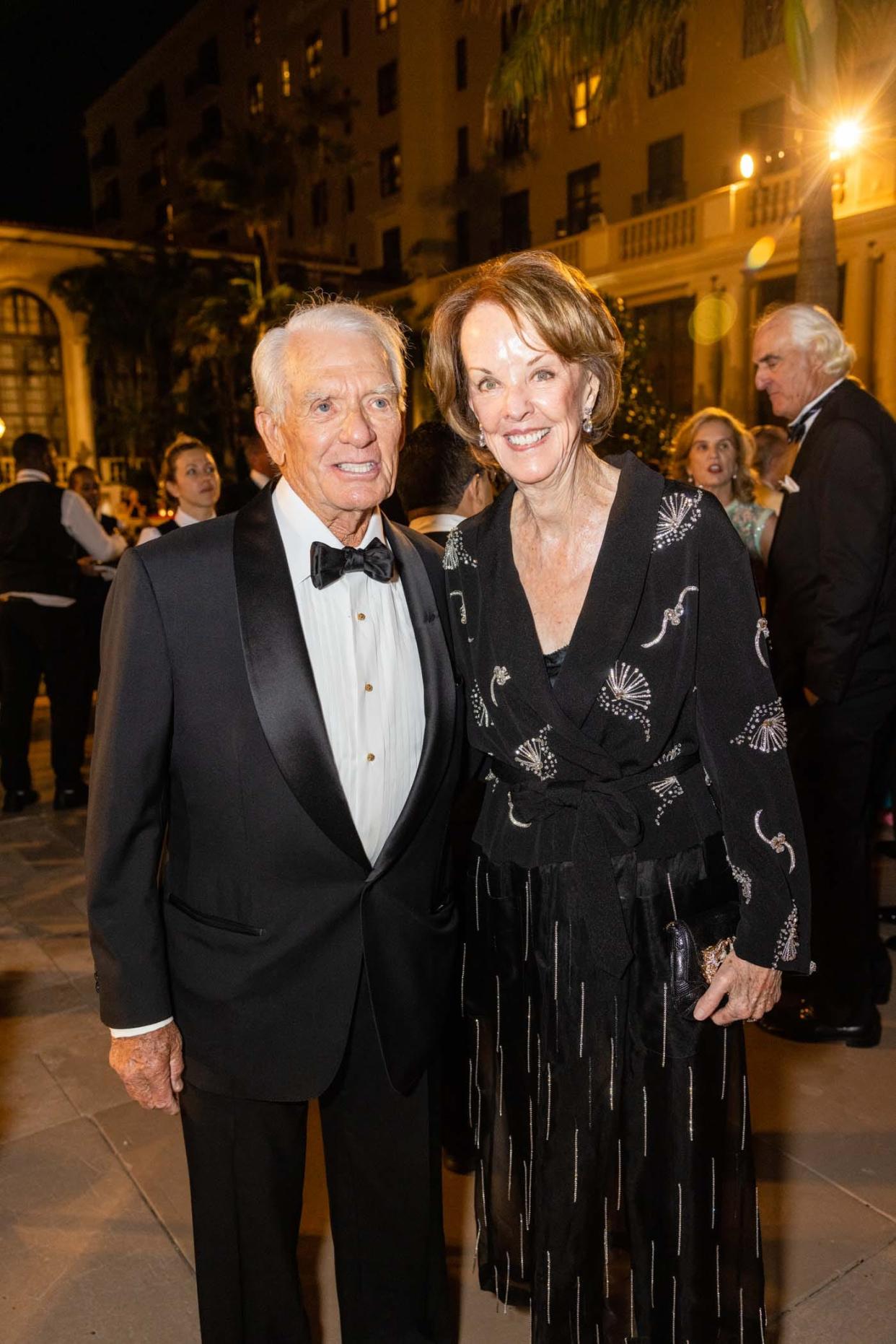 Charles and Helene Schwab at the Boys & Girls Clubs of Palm Beach County The Winter Ball at The Breakers February 24, 2023 in Palm Beach. 