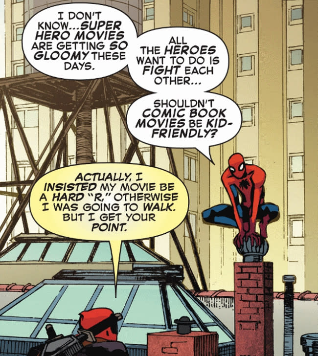 Spider-Man And Deadpool Mock 'Batman V Superman' In Their Latest Comic