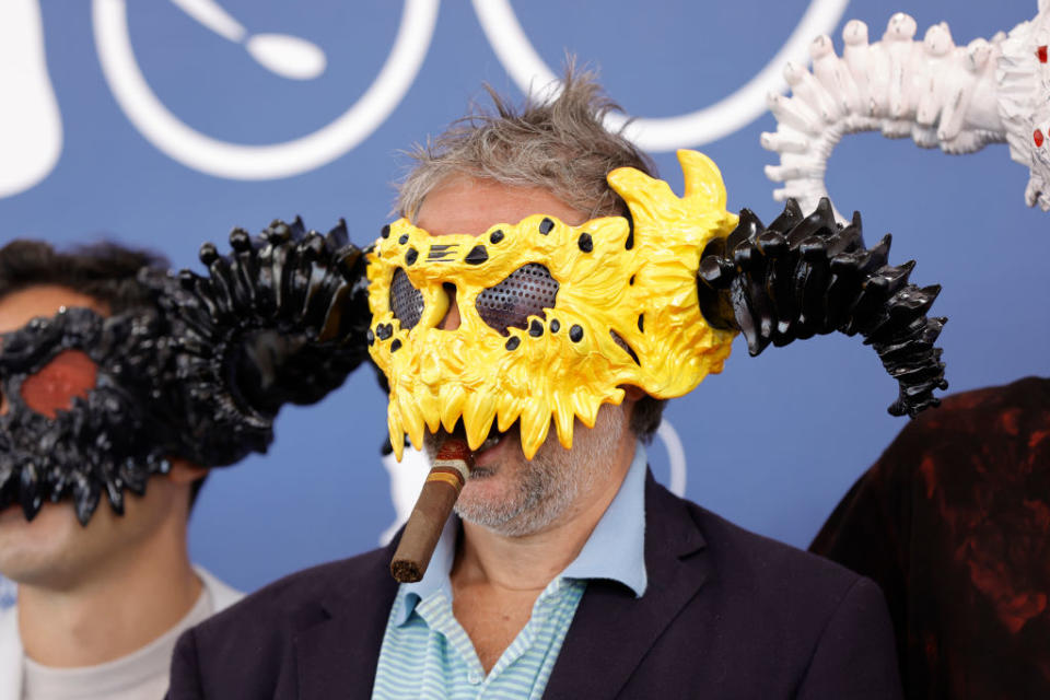 VENICE, ITALY - SEPTEMBER 02: Director Harmony Korine attends a photocall for the "Aggro Dr1ft" at the 80th Venice International Film Festival on September 02, 2023 in Venice, Italy. (Photo by John Phillips/Getty Images)