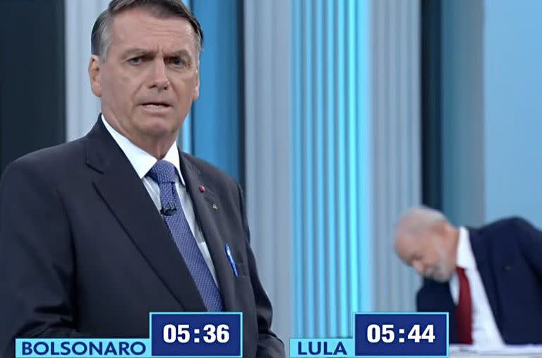 Debate de Lula y Bolsonaro