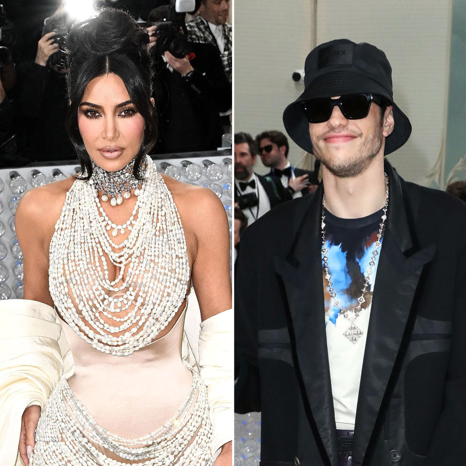 Kim Kardashian and Pete Davidson Are All Smiles During Met Gala 2023 Reunion