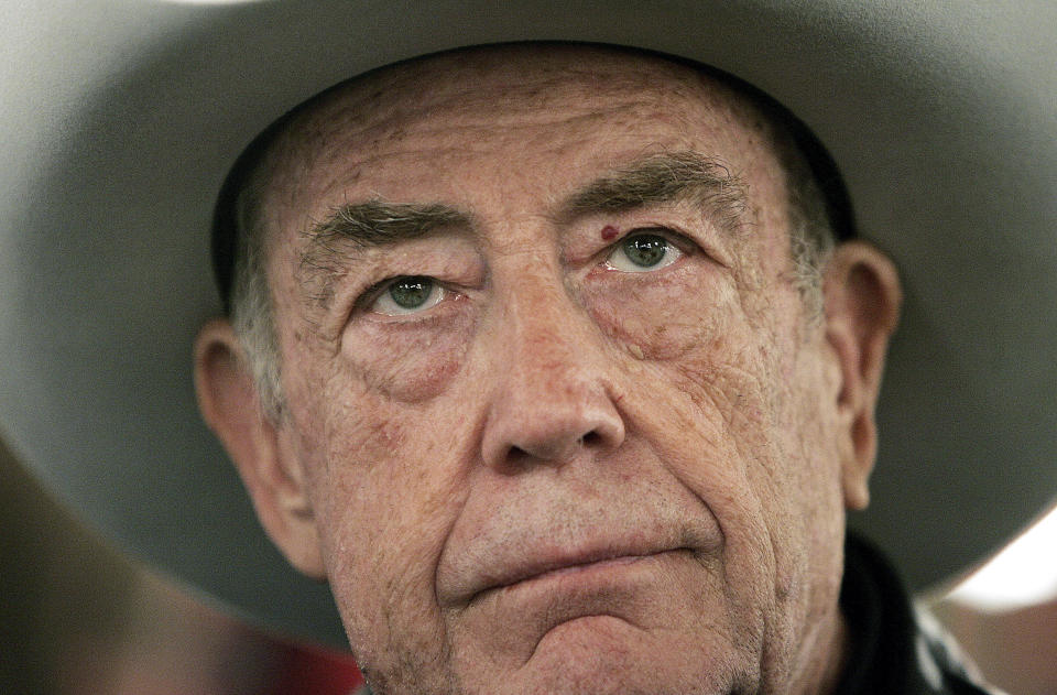 Doyle Brunson was a legend of the game of poker. (AP Photo/Joe Cavaretta, File)