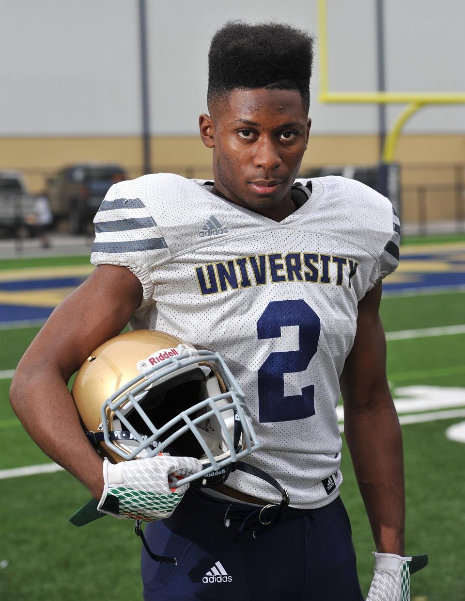 University Christian running back Otis Anderson Jr. is pictured on Dec. 1, 2015. Anderson won back-to-back Florida High School Athletic Association championships at UC, and later played college football at UCF and NFL football with the Los Angeles Rams.