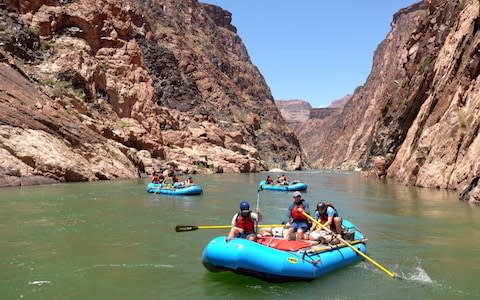 The Colorado River does offer some more civilised rafting - Credit: Levison Wood