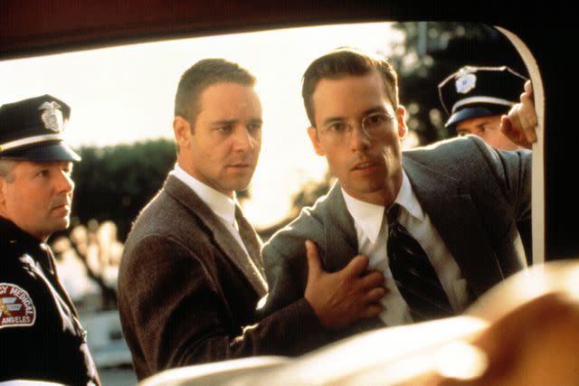 <p>Warner Bros/Courtesy Everett Collection</p> Russell Crowe and Guy Pearce in 'L.A. Confidential'