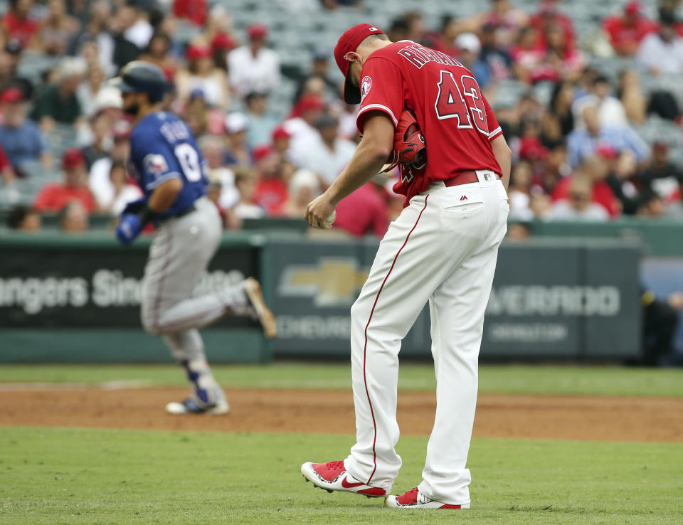 Garrett Richards has decided to have Tommy John surgery. (AP Photo/Reed Saxon)