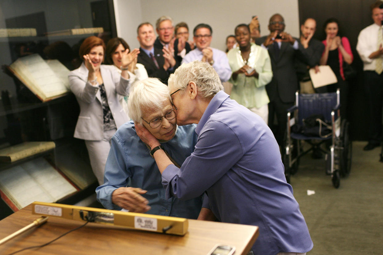 New York City Clerks Offices Open Sunday For First Day Of Gay Marriages (Michael Appleton / Pool via Getty Images file)