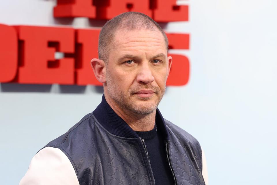 Tom Hardy attends the London Gala Screening of ‘The Bikeriders’ in June 2024 (Getty Images)