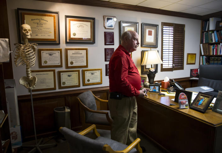 Attorney Bobby McDaniel at his office in Jonesboro, Ark., Nov. 30, 2017. (Photo: Eric Thayer for Yahoo News)